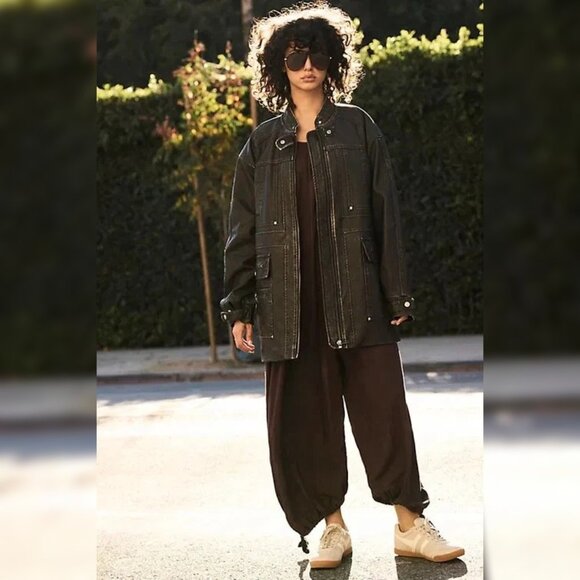 Free People Milo One-Piece S Women Casual Free-est Oversized Jumpsuit NEW 45082 - Picture 3 of 6